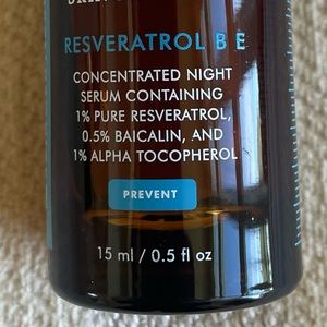 SKINCEUTICALS BE Resveratrol half size .5 ounces fresh